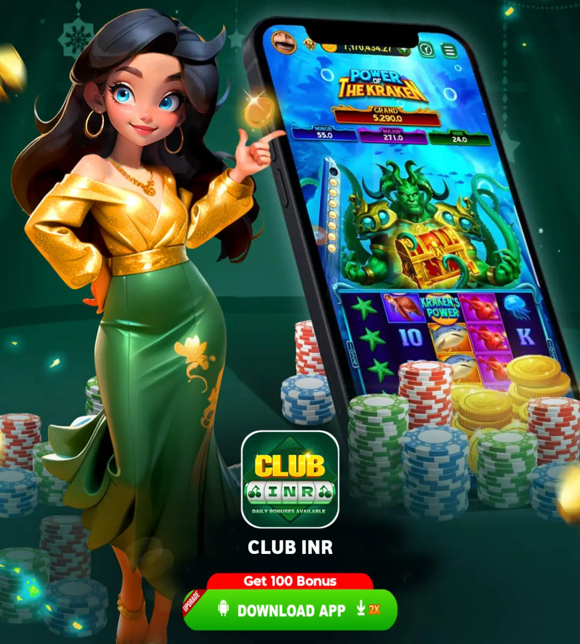 Club INR Apk Banner