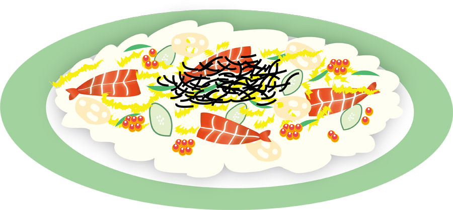 酢飯 具 飾り方 ちらし寿司の作り方 完全保存版 クックパッド人気レシピ クックパッド つくれぽ1000 人気レシピまとめ
